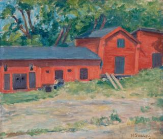 Hugo Simberg - Sheds.