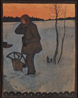 Hugo Simberg - The wood chopper