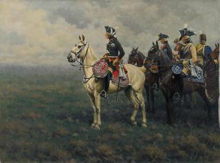 Hugo Ungewitter - Friedrich der Große im Feld.