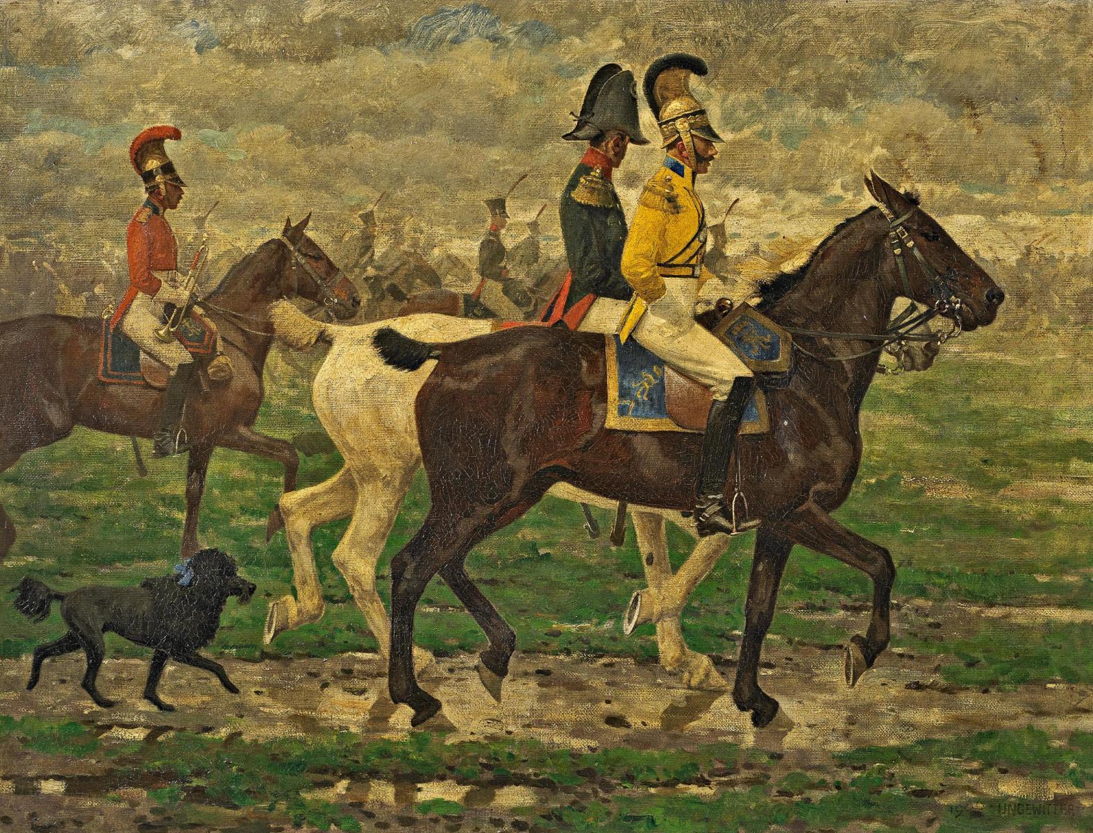 Hugo Ungewitter - Reiterheer Friedrich des Großen.