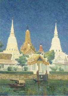 Hugo Vilfred Pedersen - An Asian Temple