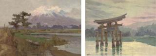 Hugo Vilfred Pedersen - Mount Fuji; Torri Miyashima, Japan