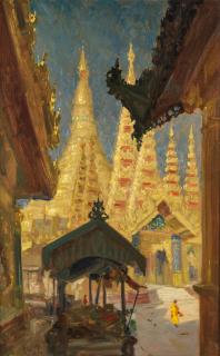 Hugo Vilfred Pedersen - Shwedagon Pagoda