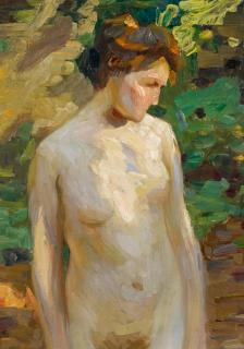 Hugo Vogel - Weiblicher Akt.