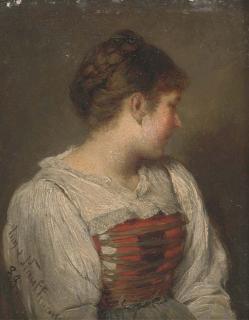 Hugo Wilhelm Kauffmann - A coy glance