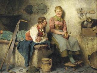 Hugo Wilhelm Kauffmann - Mädel und Bursch