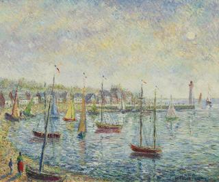 Hugues Claude Pissarro - La rade de Saint-Ursin