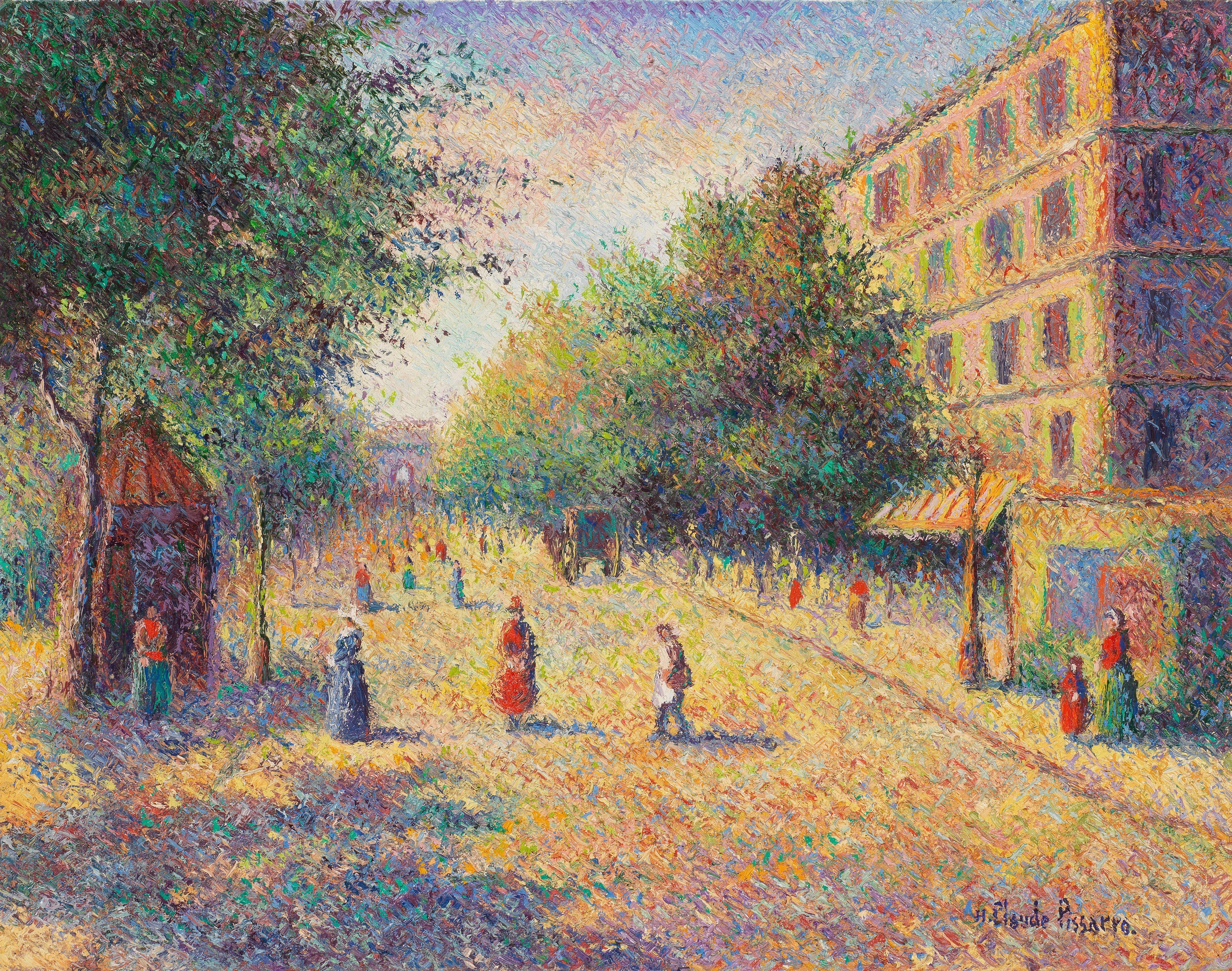 Hugues Claude Pissarro - Le kiosque rouge