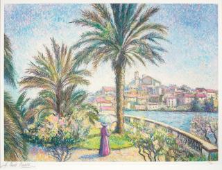 Hugues Claude Pissarro - Le Palmier Du Jardin Catharina À Cannes