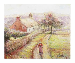 Hugues Claude Pissarro - Le petit chemin, de la serverie