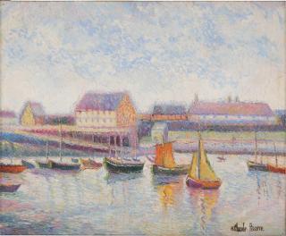 Hugues Claude Pissarro - Le Port de Yerville
