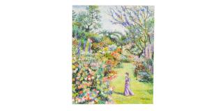 Hugues Claude Pissarro - Lélia au jardin d\'Athis