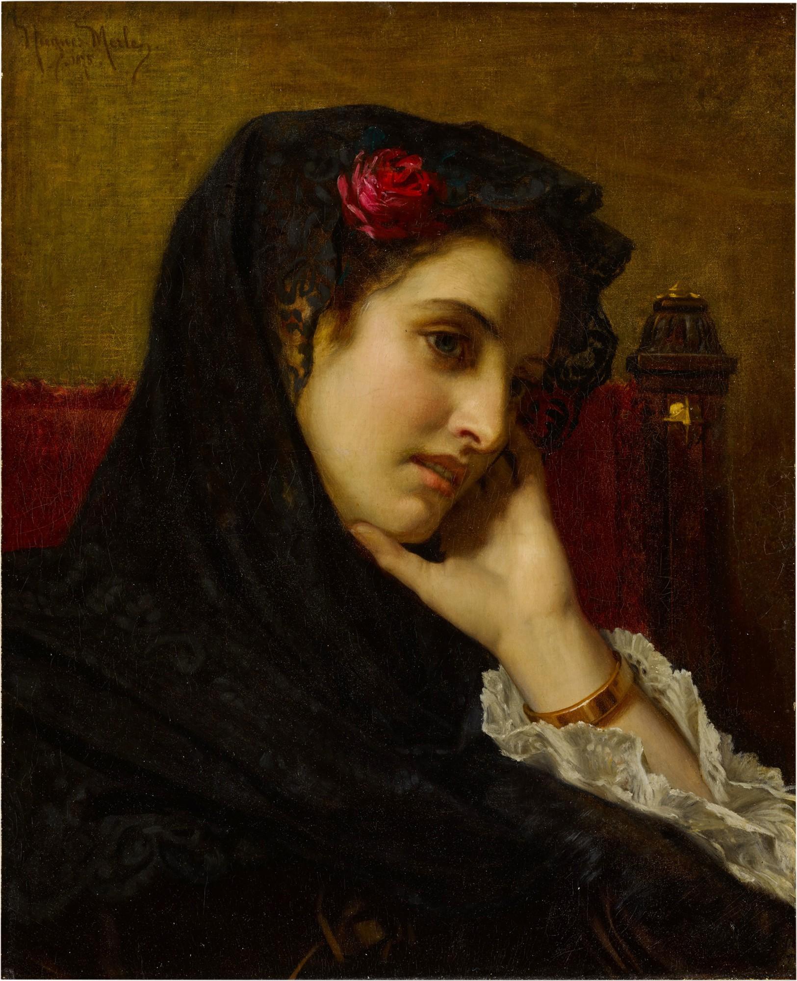 Hugues Merle - A Spanish Beauty