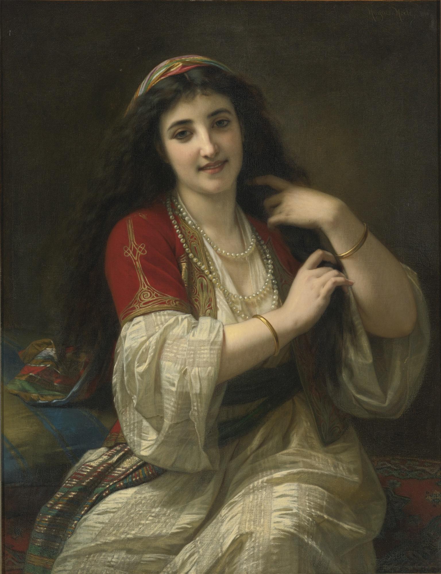 Hugues Merle - French a Turkish Beauty