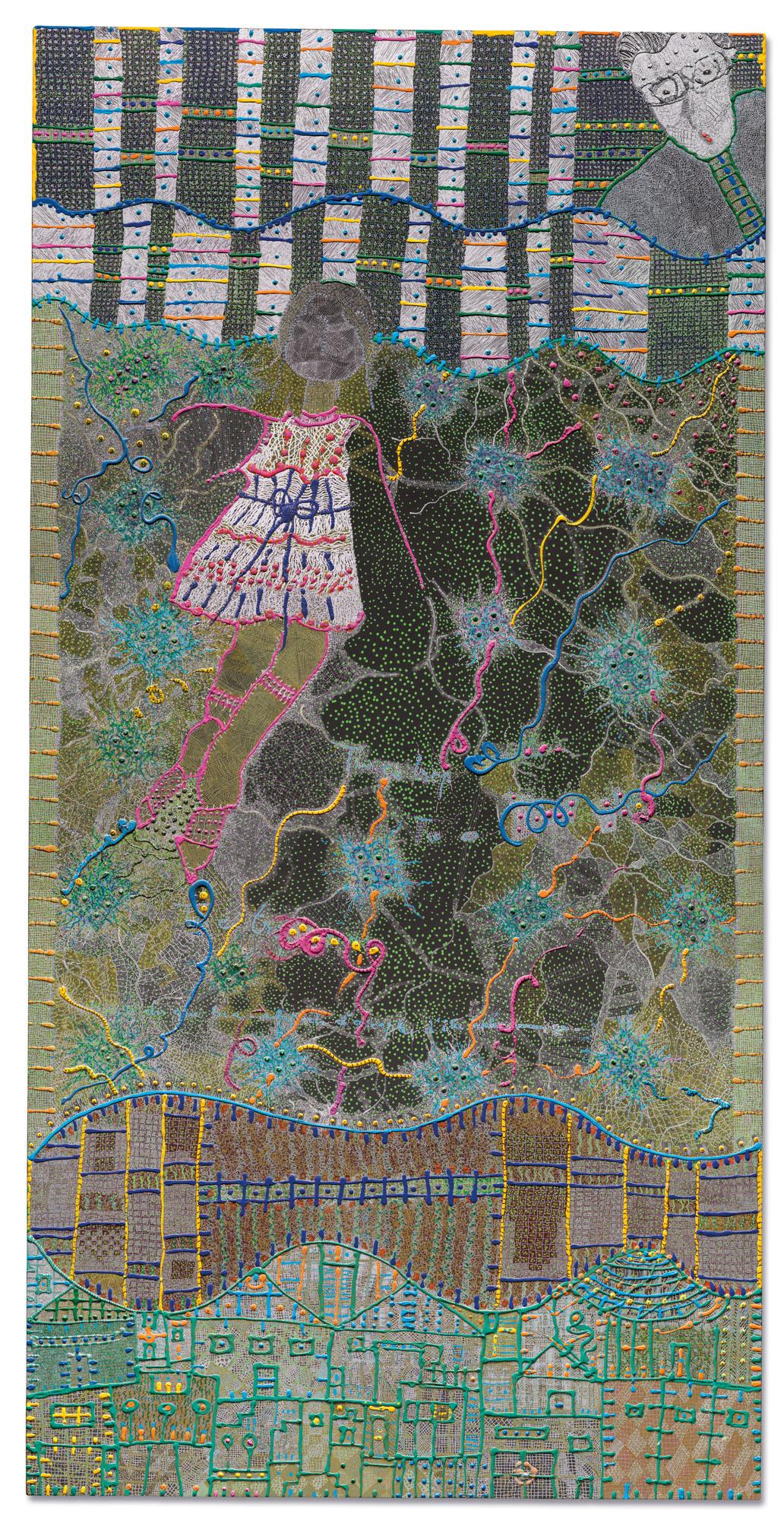 Huguette Caland - Girl Skipping Rope