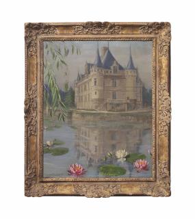 Huguette Clark - Chateau with water lillies