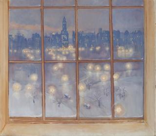 Huguette Clark - Scene from My Window- After the Snow Storm
