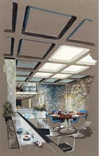 Humen Tan - Dining Room (from the Playboy Town House)