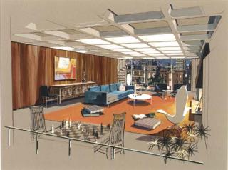 Humen Tan - Living Room (from Playboy Town House)