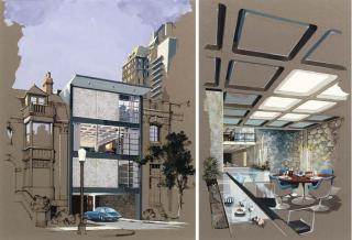 Humen Tan - Street View of the Facade (from the Playboy Town House)