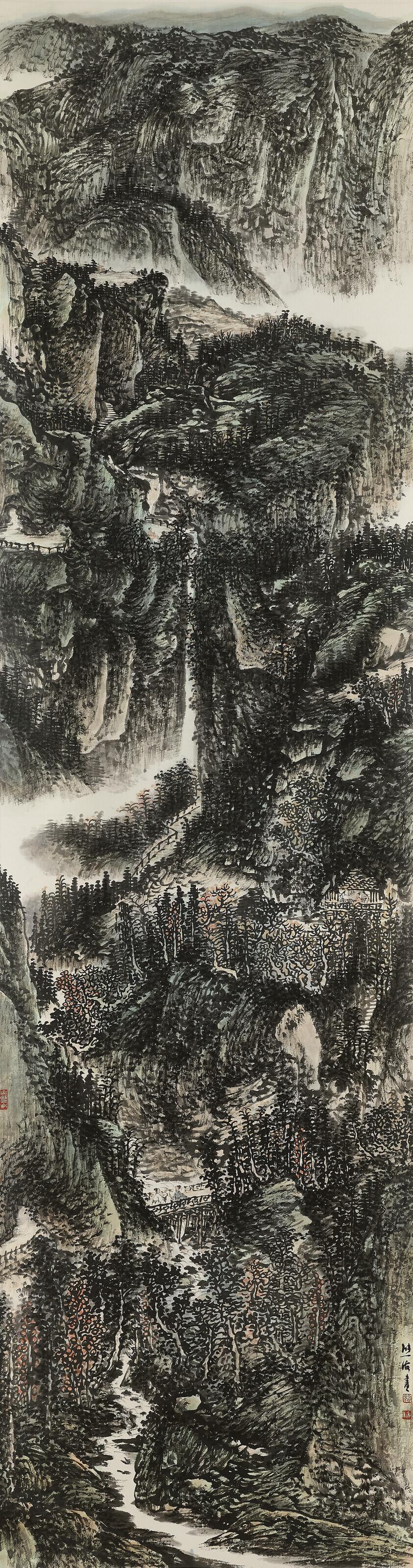 Hung Hoi - Listening Waterfall in Mountains