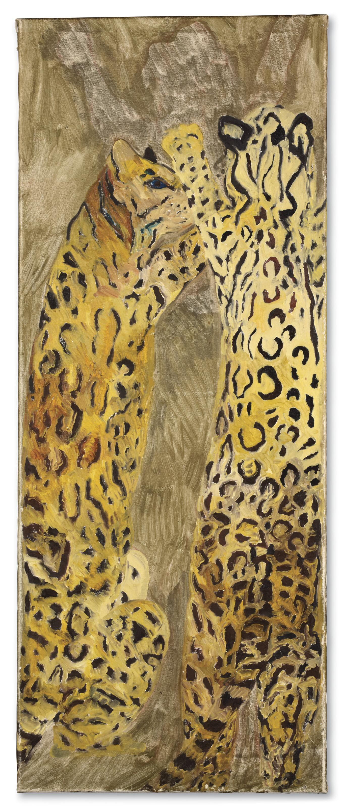 Hunt Slonem - Untitled (Ocelots)