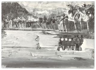 Hurvin Anderson - Ball Watching I