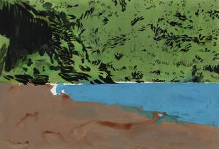 Hurvin Anderson - Beach Painting Ii (Study)