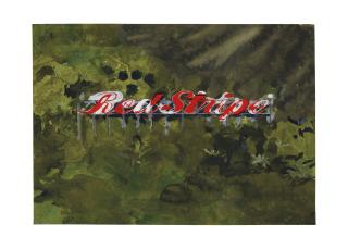 Hurvin Anderson - Red Stripe