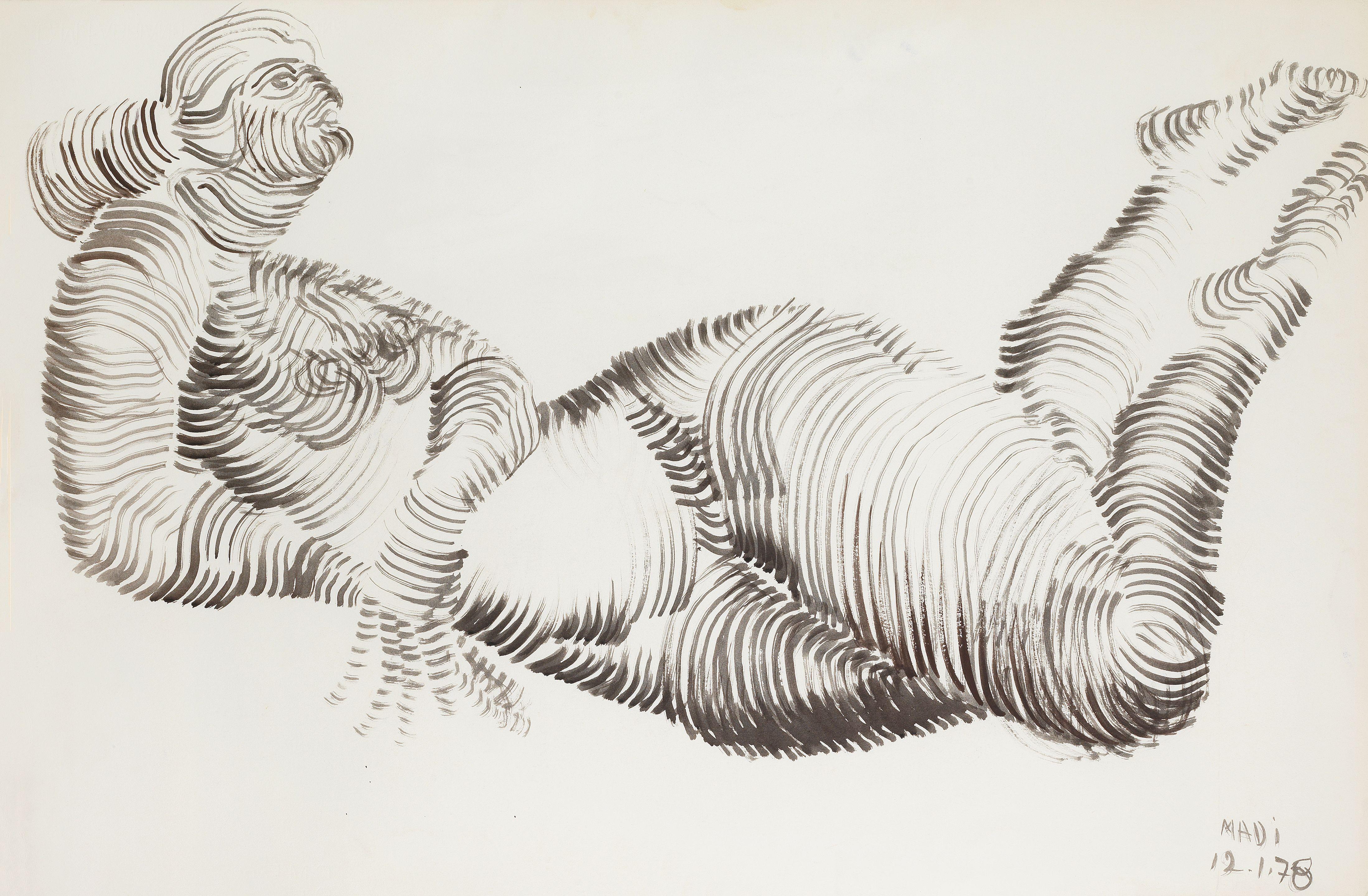 Hussein Madi - Reclining Figure