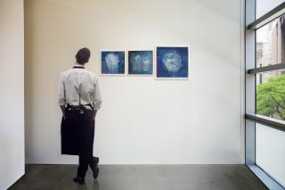 Hussein Shariffe - Blue Head One; Blue Head Two; Not Quite Off-Centre