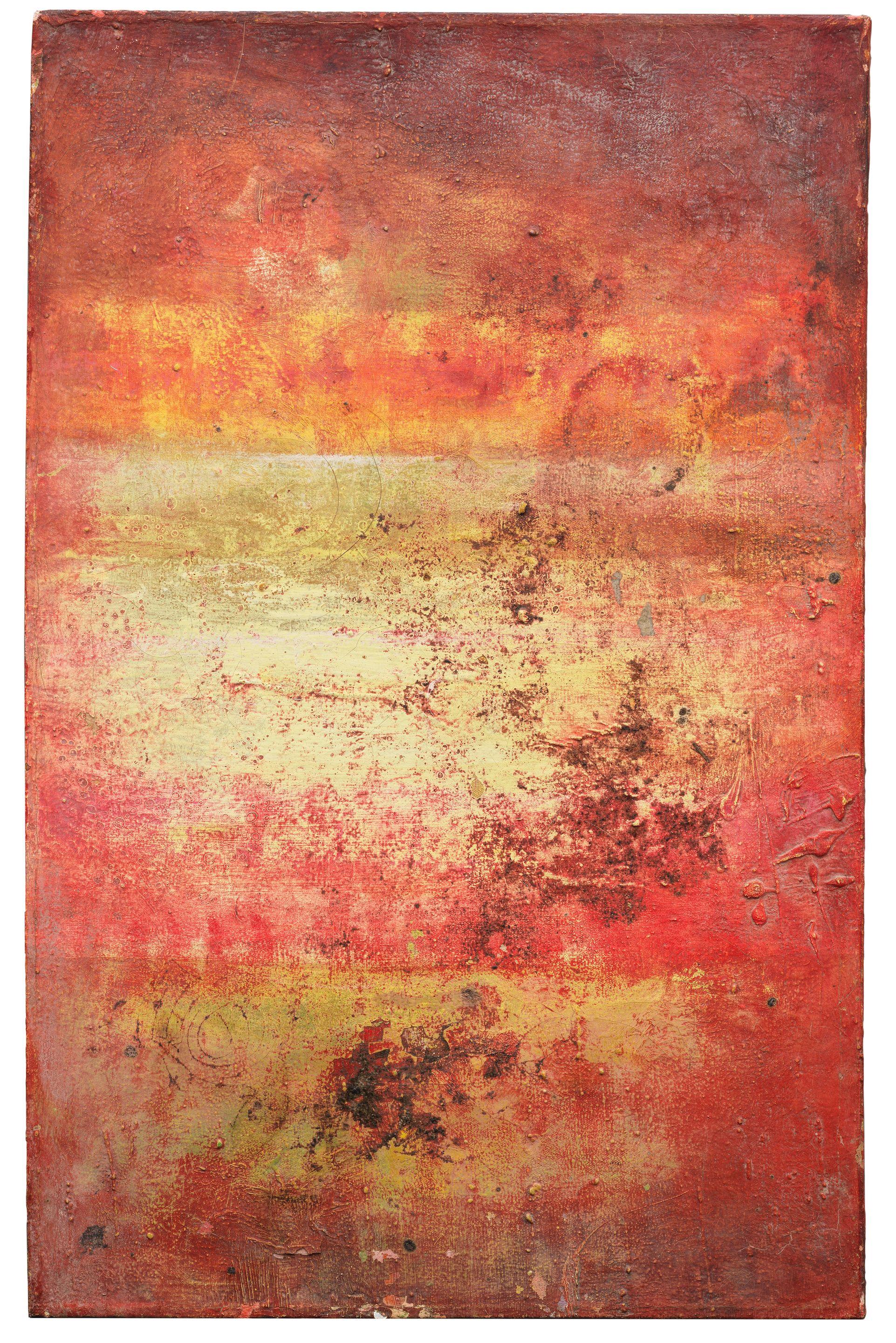 Hussein Shariffe - Untitled (Abstract in Red)