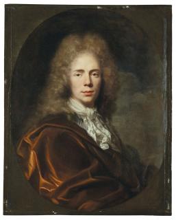 Hyacinthe Rigaud - Portrait de jeune homme à l\'habit brun
