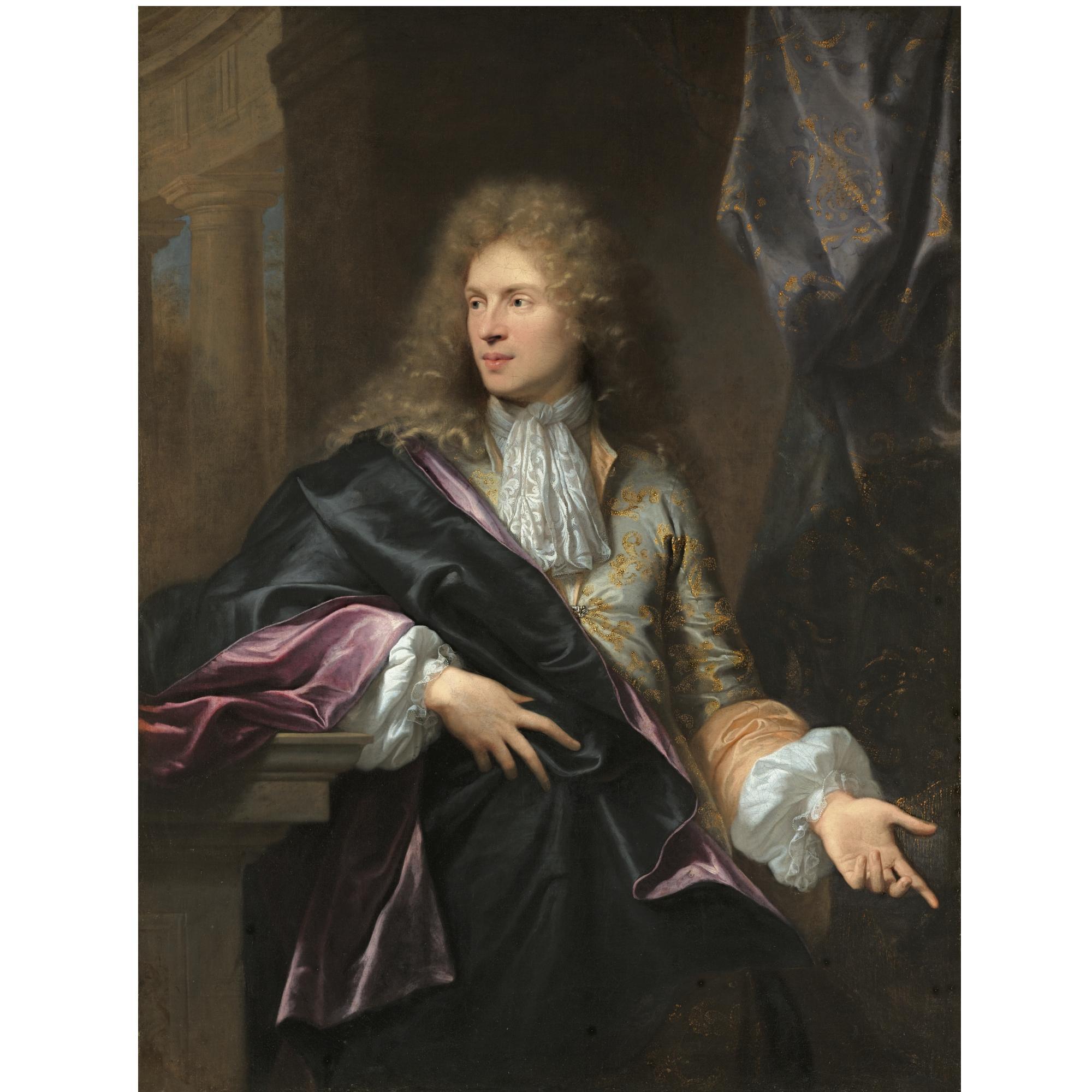 Hyacinthe Rigaud - Portrait Of Pierre-Vincent Bertin (Circa1654 - 1711)