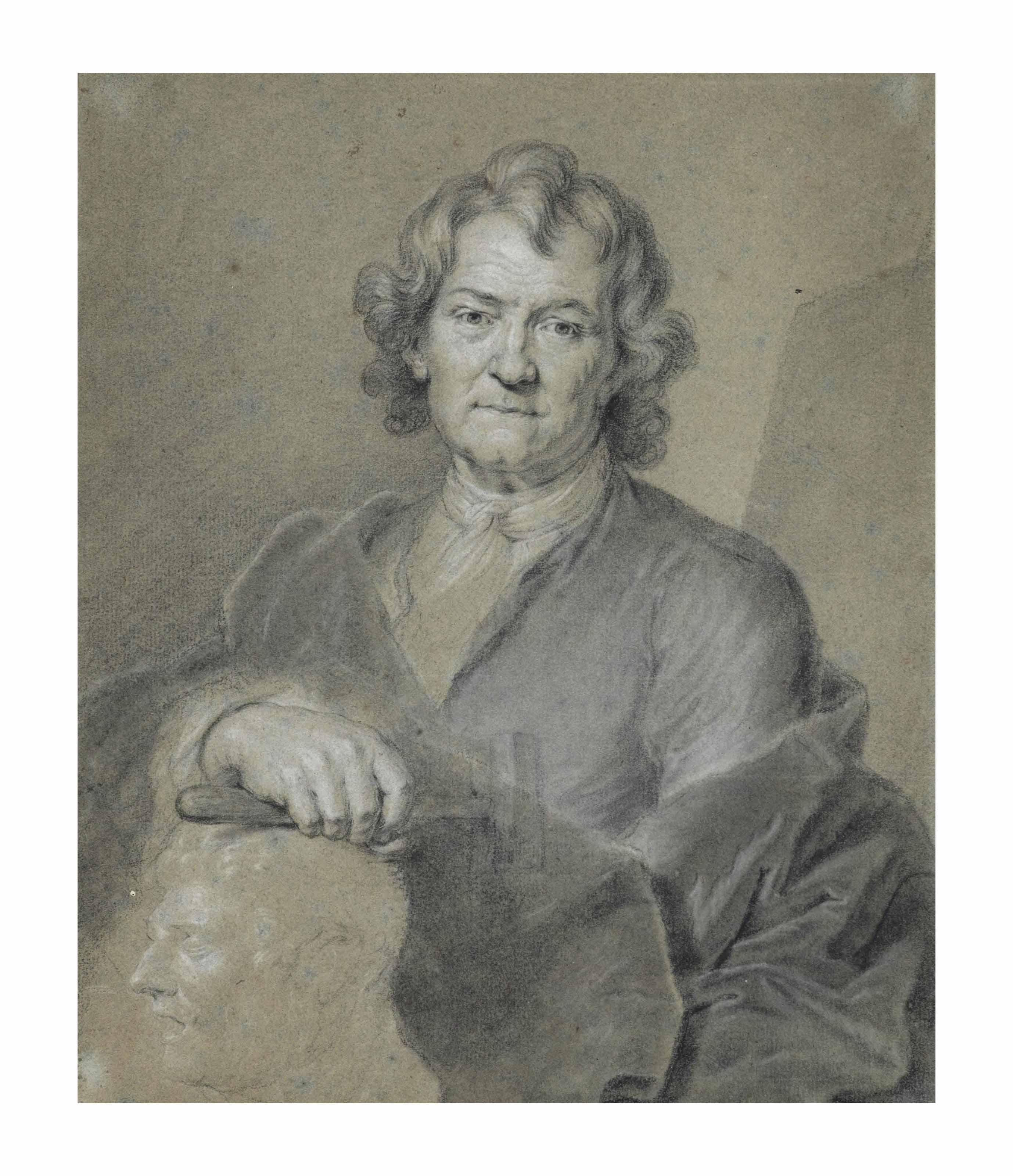 Hyacinthe Rigaud - Portrait of the sculptor Pierre Puget