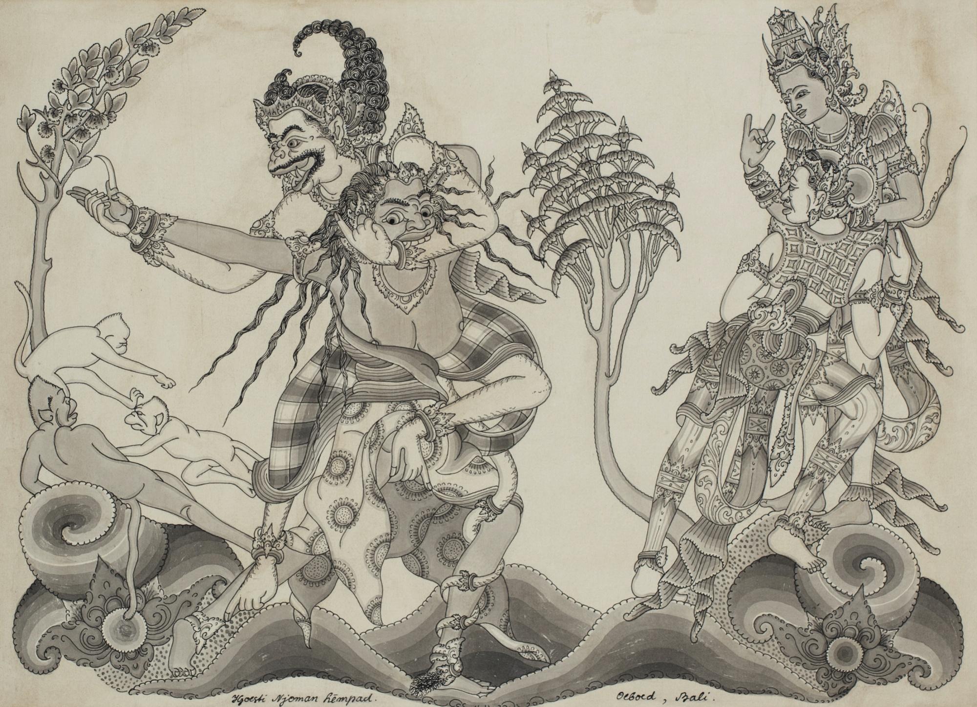 I Gusti Nyoman Lempad - Ramayana Story