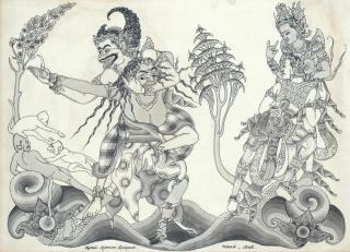 I Gusti Nyoman Lempad - Ramayana Story 