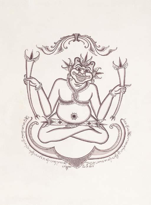 I Gusti Nyoman Lempad - Rerajahan: Magic Talisman