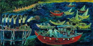 I Made Djirna - Dermaga tua (Old pier)