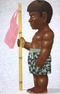 I Nyoman Masriadi - Bendera Kaos Oblong (Flag T-Shirt)