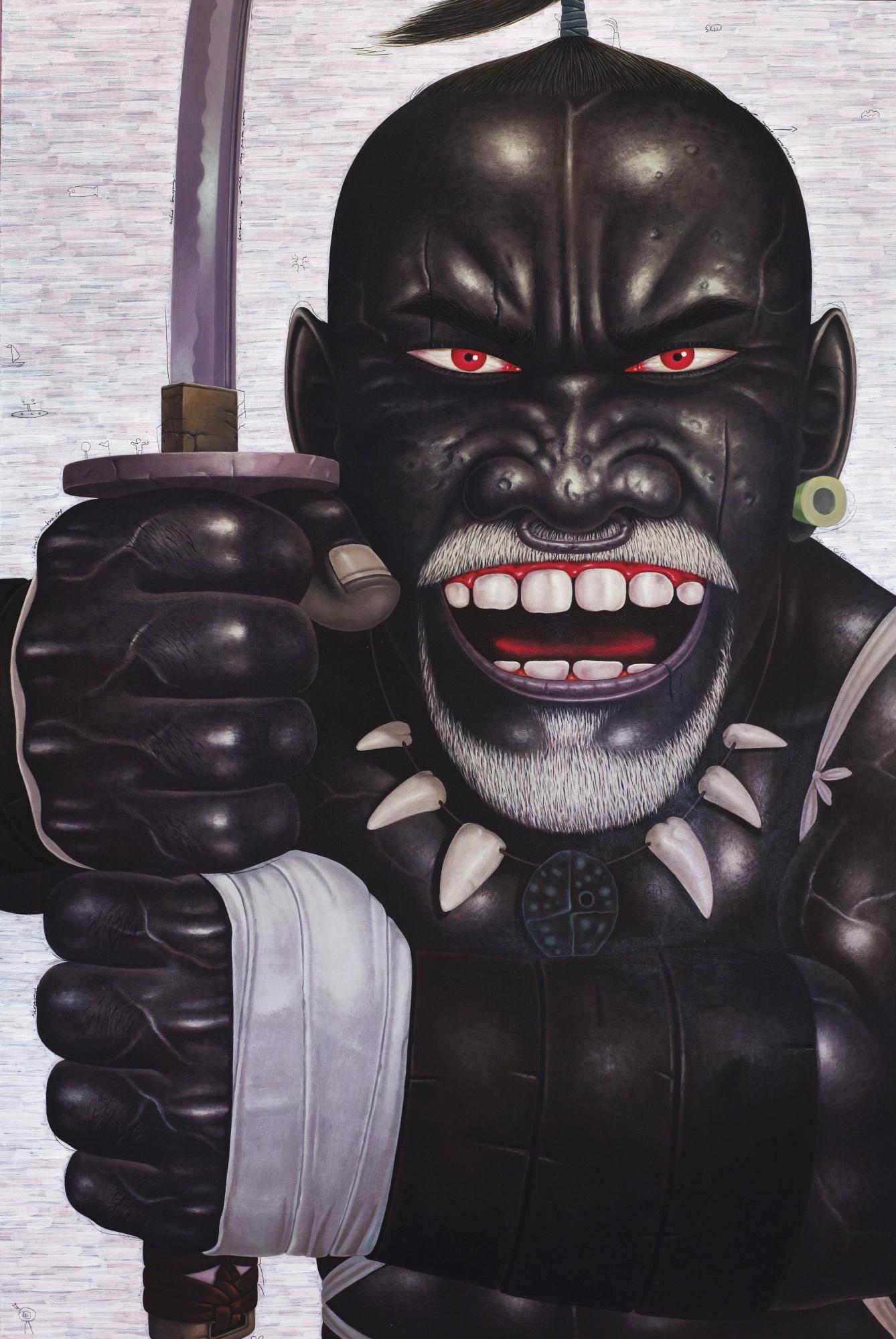 I Nyoman Masriadi - The Old Master (Snapping Provocation Of Samuro)