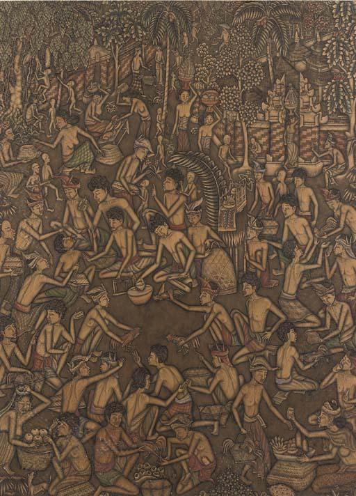 I Reneh - Cock fighting on the town square