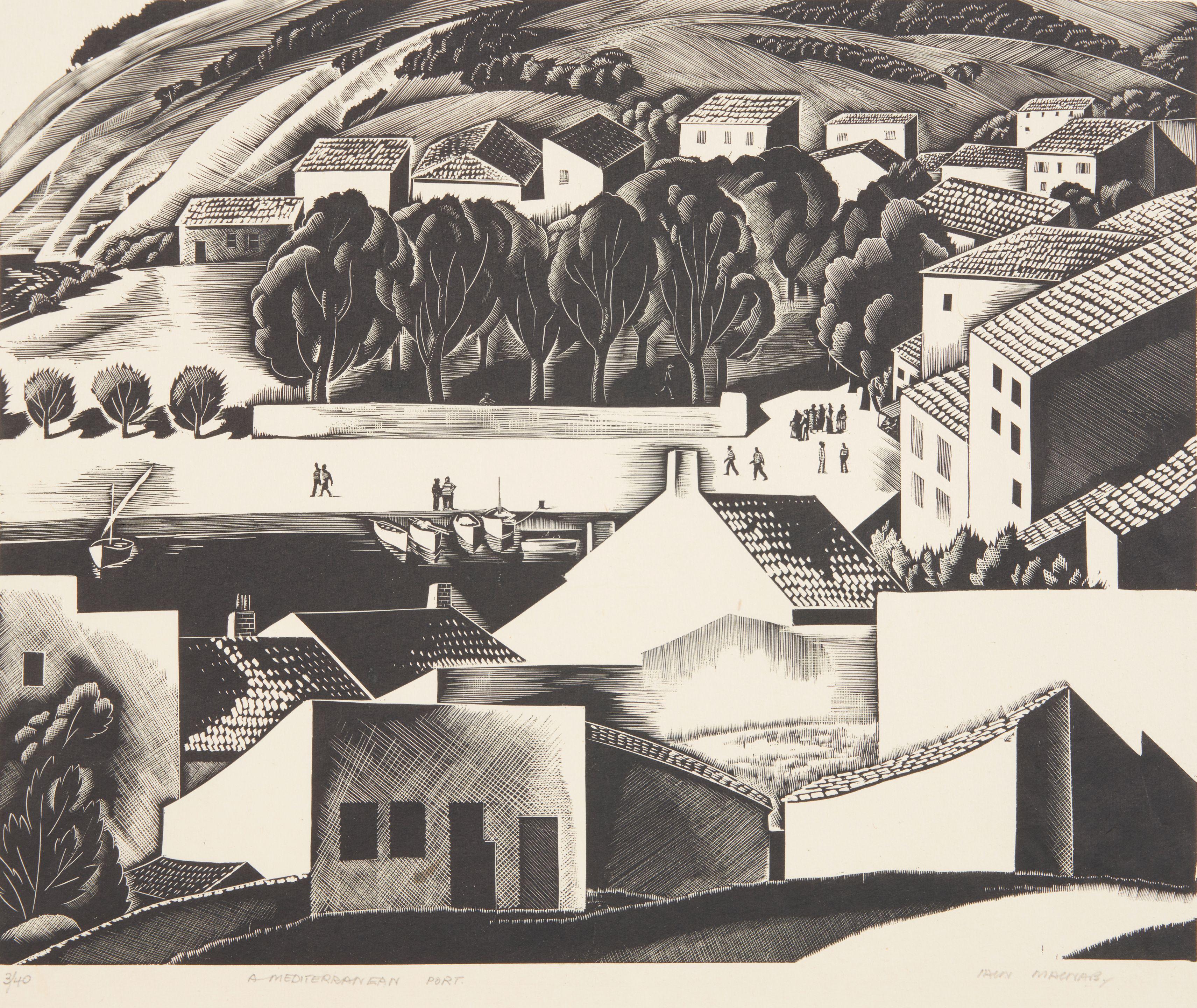 Iain MacNab - A Mediterranean Port