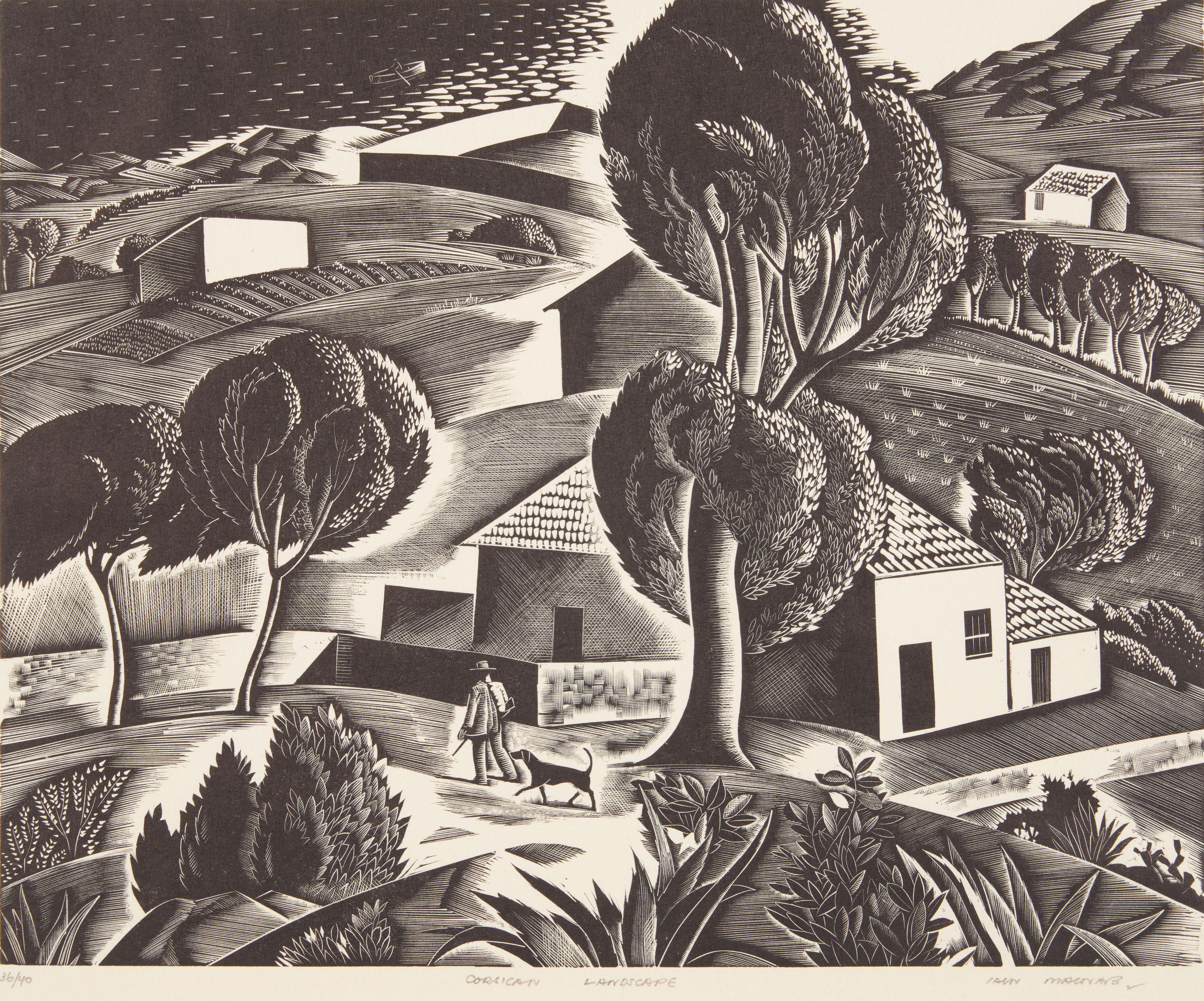 Iain MacNab - Corsican Landscape