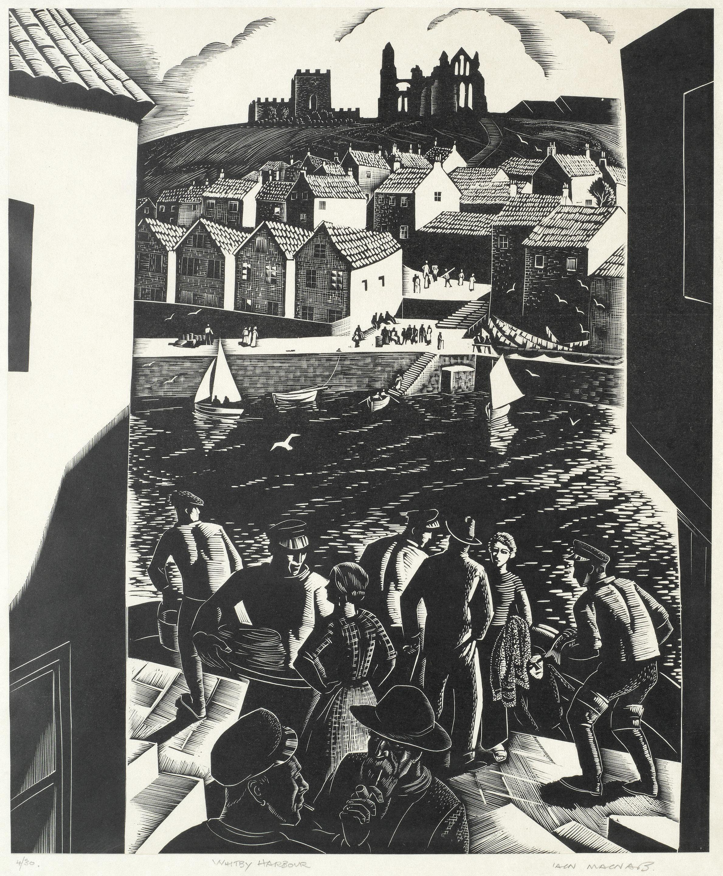Iain Macnab - Whitby Harbour