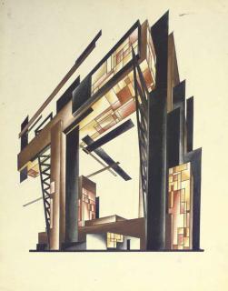 Iakov Georgevich Chernikhov - Architectural Composition No. 224