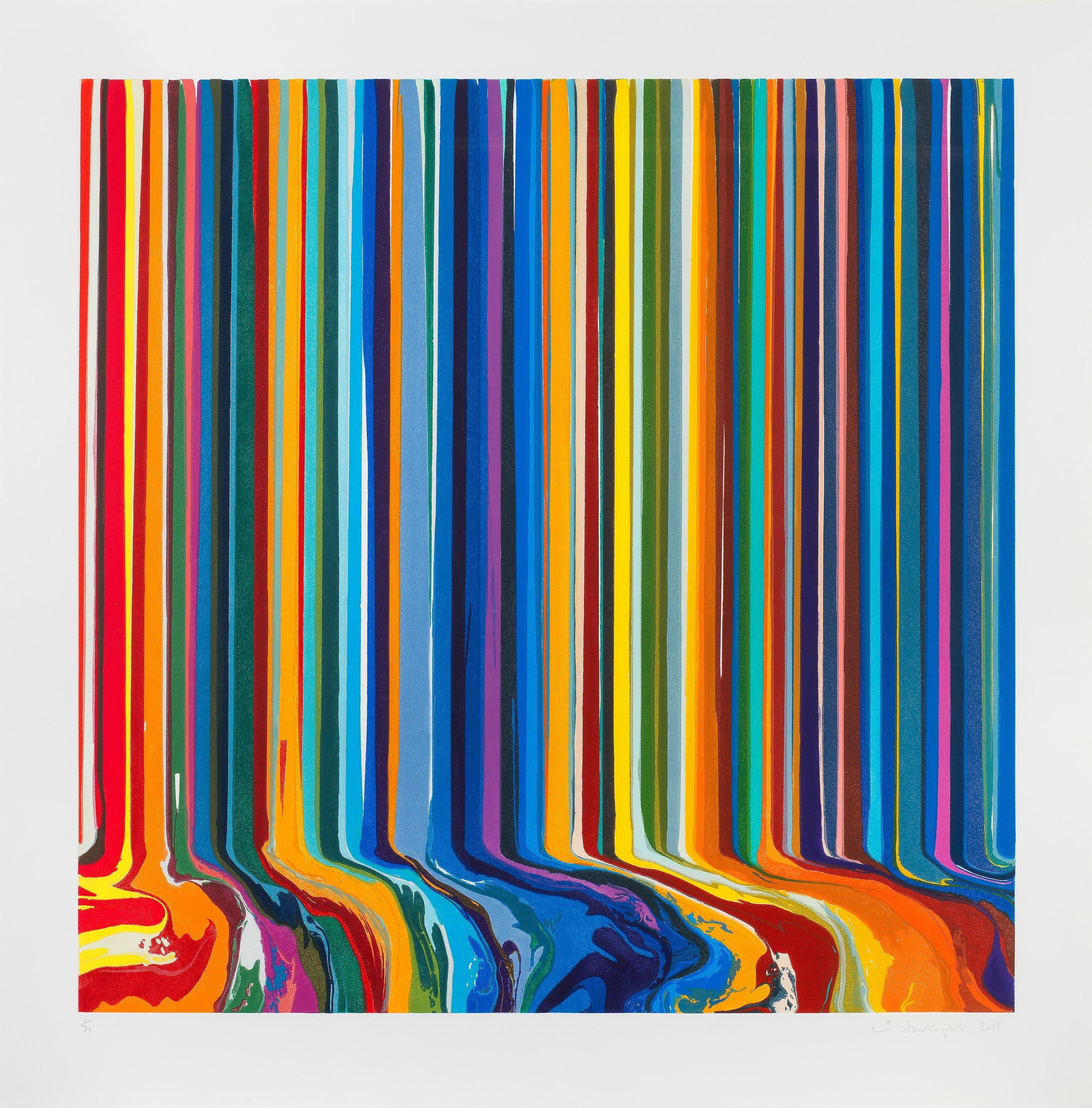 Ian Davenport - Autumn, from The Four Seasons