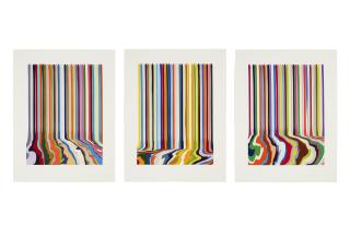 Ian Davenport - Etched Lines: Thirty-Four, Thirty-Five And Thirty-Six