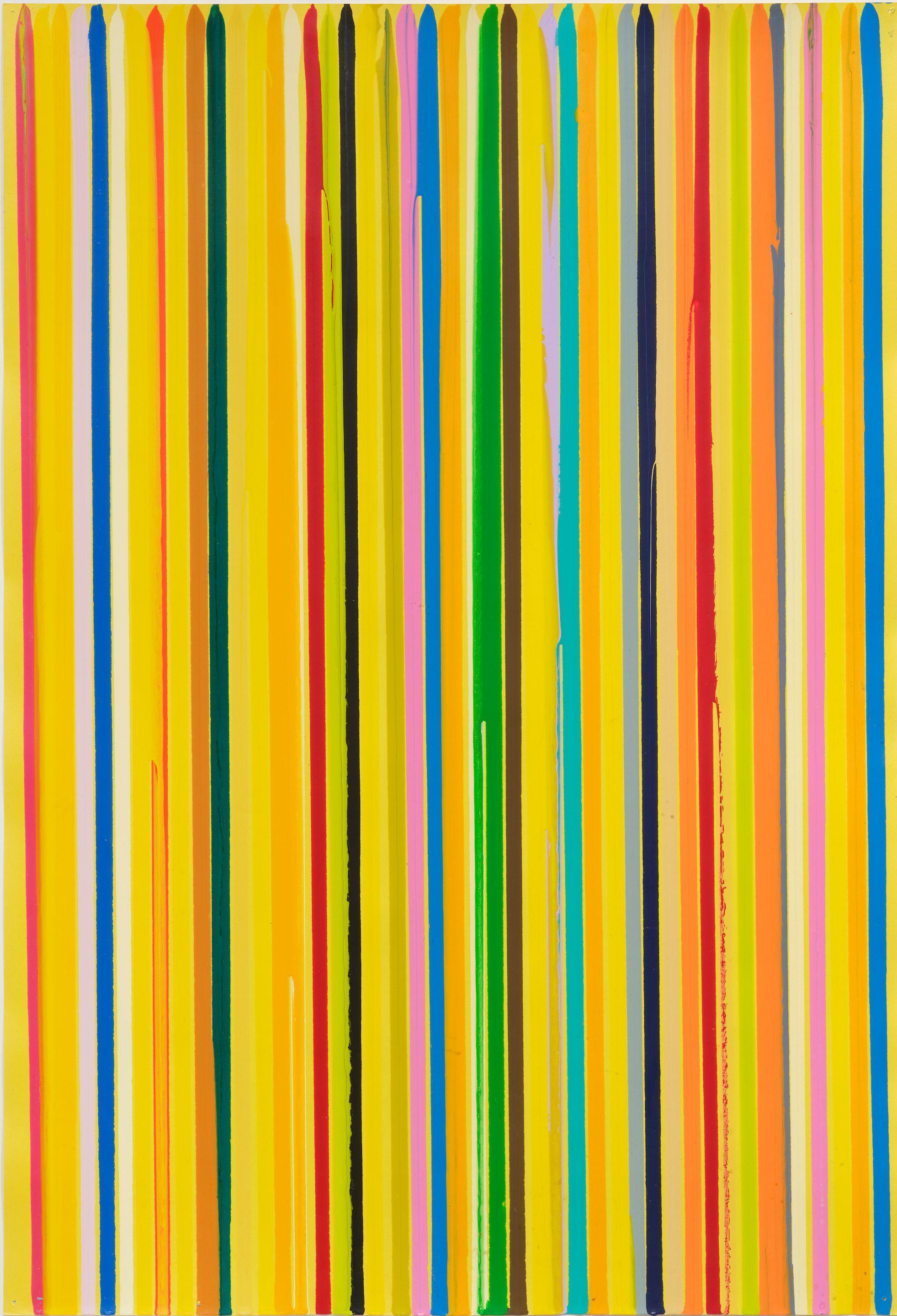 Ian Davenport - Poured lines: Dresden II