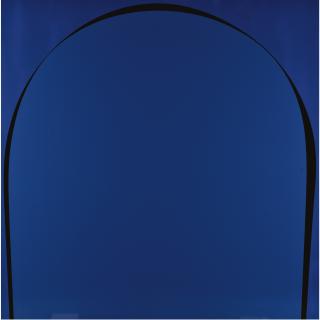 Ian Davenport - Poured Painting, Black And Blue